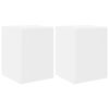 vidaXL TV sieninė spintelė 2 pcs Balta 30 x 31 x 40 cm