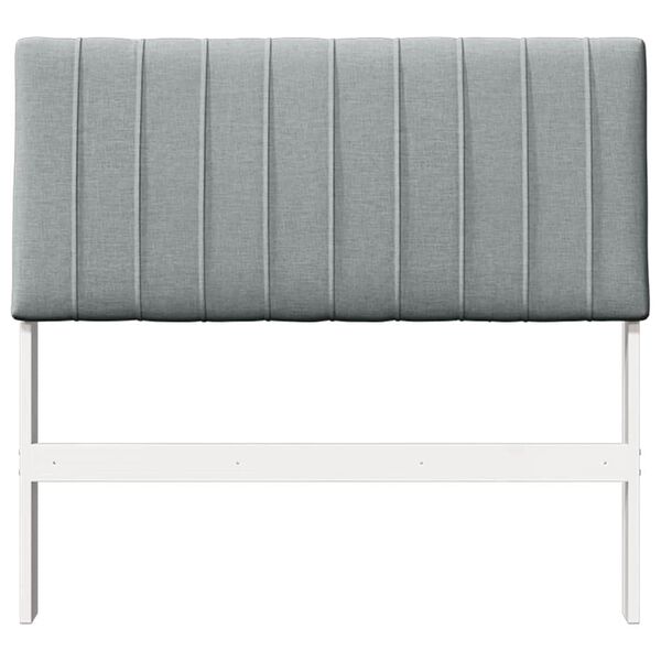 vidaXL Apmu&scaron;ta lovos galvūgalis &Scaron;viesiai pilka 100 cm