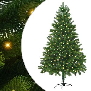 vidaXL Kalėdų eglutė su 300 LED s stovu Žalia 180 cm PE