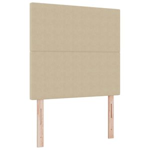 vidaXL LED galvūgalis su galvūgalio Pilkai žalia 100 cm Poliesteris