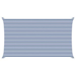 vidaXL Saulės burė Mėlyna ir balta 7 x 4 m 100% poliesteris Oksfordas