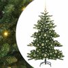 vidaXL Dirbtinė Sulankstoma Kalėdų Eglutė Žalia 150 cm PVC ir Plienas