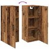 vidaXL Sieninė spintelė, medienos, 34,5x34x90cm, apdirbta mediena