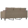 vidaXL Trivietė sofa, taupe spalvos, 180cm, audinys