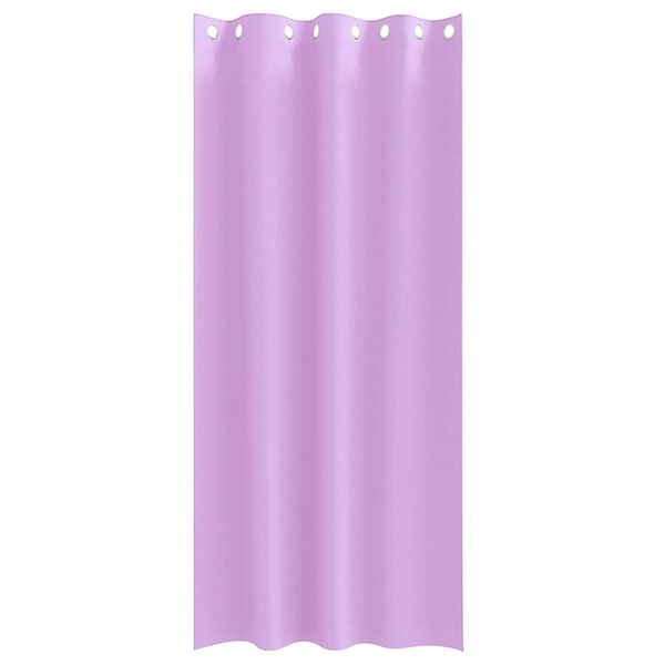 vidaXL Užuolaidos su žiedais, blokuojančios šviesą 2 pcs Violetinė