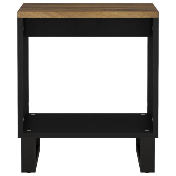 vidaXL Kavos staliukas, 40x31x46cm, mango masyvas ir apdirbta mediena