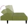 vidaXL Dvivietė sofa-lova, &scaron;viesiai žalios spalvos, aksomas