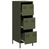 vidaXL Highboard Olive Green 39x35x103,5 cm Plienas
