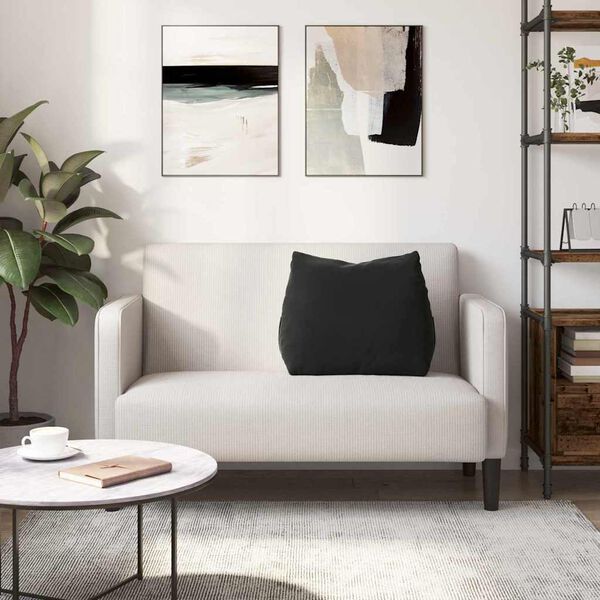 vidaXL Apsaugos Pagalvė Juoda 60 x 20 x 50 cm Kordūrinis audinys