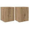 vidaXL TV sieninė spintelė 2 pcs Meistrų ąžuolas 30 x 31 x 40 cm