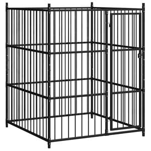 vidaXL Lauko voljeras &scaron;unims, 150x150x185cm