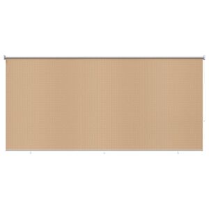 vidaXL Lauko roletas, 245 (plotis) x 140 (auk&scaron;tis) cm, smėlio spalvos