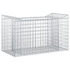 vidaXL Gabioninė pakelta lova 50 x 100 x 60 cm Galvanizuotas plienas