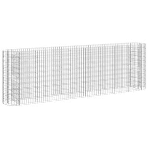 vidaXL Gabiono lovelis, 330x50x100cm, galvanizuota geležis, auk&scaron;tas