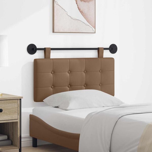 vidaXL Kabantysis galvūgalis Kapučino 100 x 55 x 5 cm Dirbtinė oda