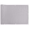 vidaXL Privatumo suteikianti balkono pertvara, pilka, 800x120cm, PVC