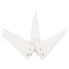 vidaXL Kalėdų žvaigždė su LED, baltas, 100cm