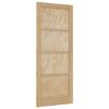 vidaXL Vidaus durys Natūrali 83 x 202 cm fanera