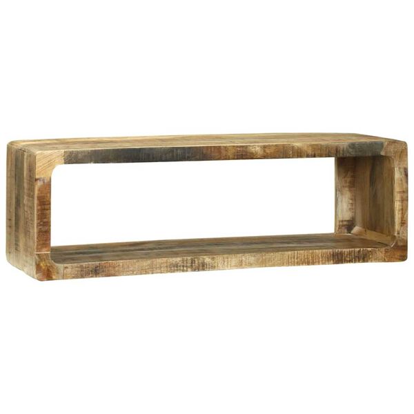 vidaXL Televizoriaus spintelių rinkinys 3 pcs Mango medienos masyvas