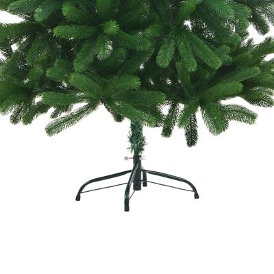 vidaXL Dirbtinė Kalėdų eglutė, žalia, 150cm, tikroviški spygliai