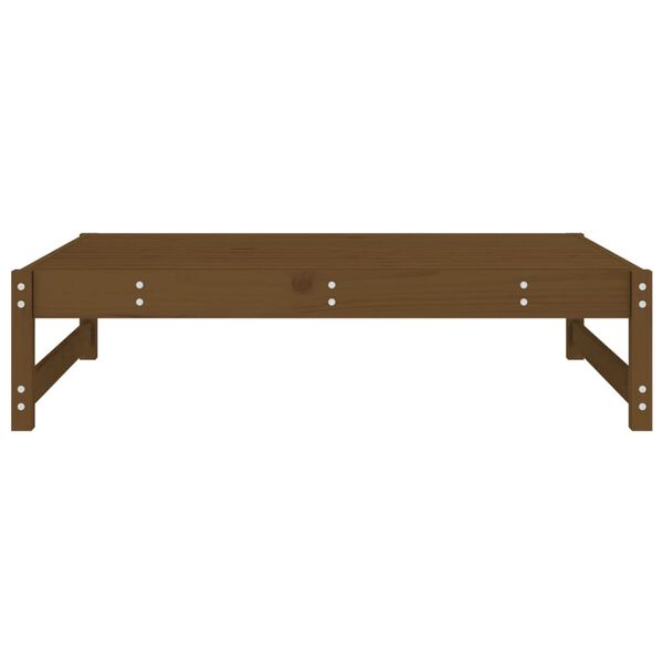 vidaXL Sodo pakoja, medaus ruda, 120x80cm, pušies medienos masyvas