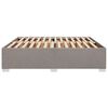 vidaXL Lovos rėmas be čiužinio, taupe spalvos, 200x200cm, audinys