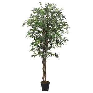 vidaXL Dirbtinis klevas, žalios spalvos, 80 cm, 224 lapai