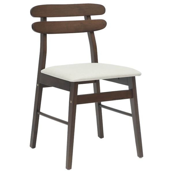 vidaXL Valgomasis krėslas 2 pcs Šviesiai rudas ir šviesus