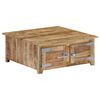 vidaXL Kavos staliukas, 70x70x30cm, mango medienos masyvas