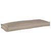 vidaXL Pagalvėlė Oksfordo audinys Tortora 110 x 40 x 8 cm