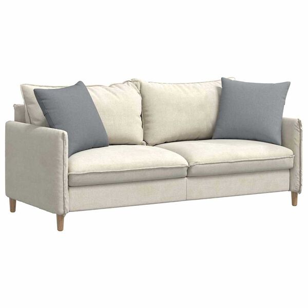 vidaXL Sofa Pagalvės 2 pcs &Scaron;viesiai pilka 50 x 50 cm audinys