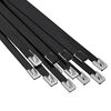 vidaXL Laido tvirtinimas 12 vnt. 7,9 x 300 mm Juoda