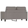 vidaXL Dvivietė sofa, taupe spalvos, 120cm, audinys