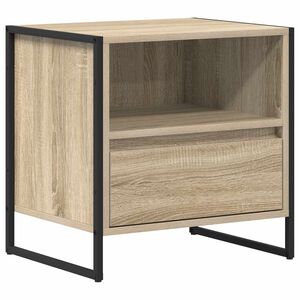vidaXL Naktinis staliukas Sonoma 50 x 39,5 x 50 cm Apdirbta mediena