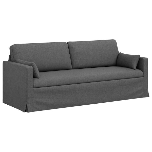 vidaXL Sofa Tamsiai pilka Bendri matmenys: 198 x 78 cm (P X G x A)