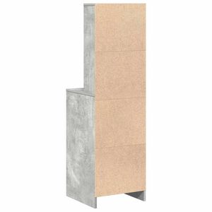 vidaXL Auk&scaron;tas spintelė Betono pilka 40 x 41 x 135 cm Apdirbta mediena