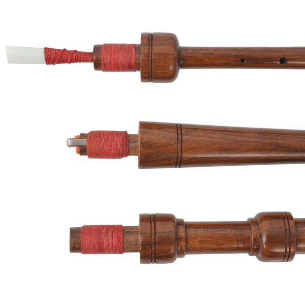 vidaXL Vaikiškas škotiškas dūdmaišis, raudonas ir mėlyn. lang. audinys