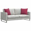 vidaXL Sofa Pagalvės 2 pcs Vyno raudona 50 x 50 cm Kordūrinis audinys