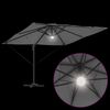 vidaXL Roma Parasol Antracitas 286 x 285 x 270 cm