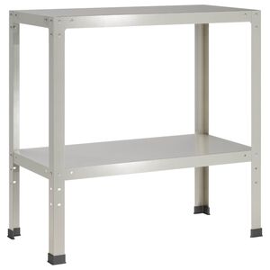vidaXL Persodinimo stalas 100 x 40 x 80 cm Nerūdijantis plienas