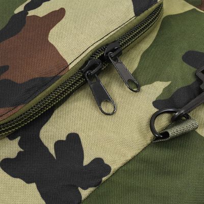 vidaXL 3-1 Militaristinio stiliaus daiktų krepšys, kamufliažinis, 90l
