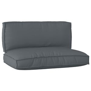 vidaXL Pallet pagalvių rinkinys Oksfordo audinys Antracitas
