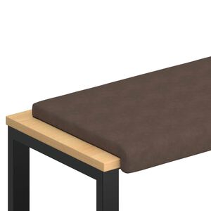 vidaXL Suoliuko pagalvė Mikropluo&scaron;tas Ruda Gylis 35 cm