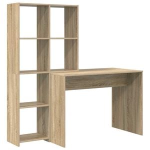 vidaXL Stalas Sonoma ąžuolas 138,5 x 55 x 143 cm Apdirbta mediena