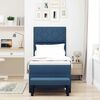 vidaXL Kiemas lova su čiužiniu Mėlyna 80 x 200 cm audinys