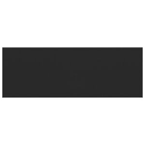 vidaXL Langų palangė Juoda su medienos tekstūra 140 x 50 x 4,5 cm PVC