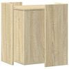 vidaXL Kačių kraiko dėžės spintelė, ąžuolo, 42x42x51cm, mediena