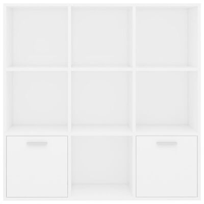 vidaXL Spintelė knygoms, baltos spalvos, 98x30x98cm, MDP