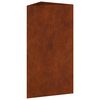 vidaXL Sodo lovelis, 40x34,5x75cm, Corten plienas