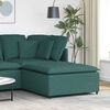 vidaXL Modulinė sofa, pakojų pakojis, tamsiai žalia, 100x100x48 cm